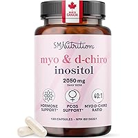 Inositol | Hormone Balance for Women | Myo-Inositol & D-Chiro | Ideal 40:1 Ratio | Myoinositol 2000mg, D Chiro 50mg | Regulat