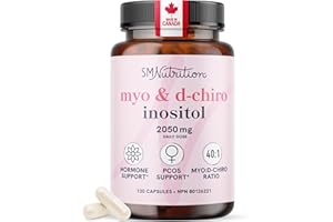 Inositol | Hormone Balance for Women | Myo-Inositol & D-Chiro | Ideal 40:1 Ratio | Myoinositol 2000mg, D Chiro 50mg | Regulat