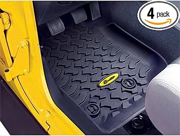 Amazon Com Bestop 51513 01 Front Pair Of Floor Mats For Wrangler