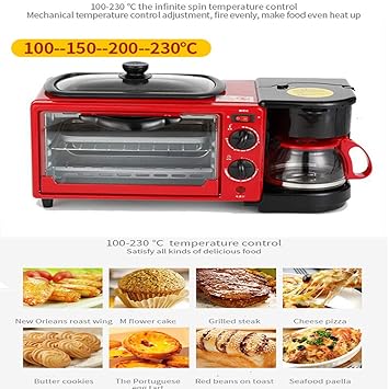 BTSSA Convection Microondas con Horno, 9 L, Integramente de Acero ...