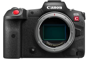 Canon EOS R5 C Mirrorless Camera (Body Only), 45 Megapixel CMOS Sensor, Hybrid Full-Frame Cinema Camera, 8K/60P Internal RAW Recording, RF Mount, Black