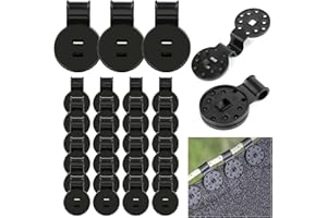 TINSKY 100Pcs Shade Cloth Plastic Lock Fixed Clip for Shade Cloth Heavy Duty Shade Cloth Clips for Greenhouse Outdoor Garden Netting Sun Shade Net