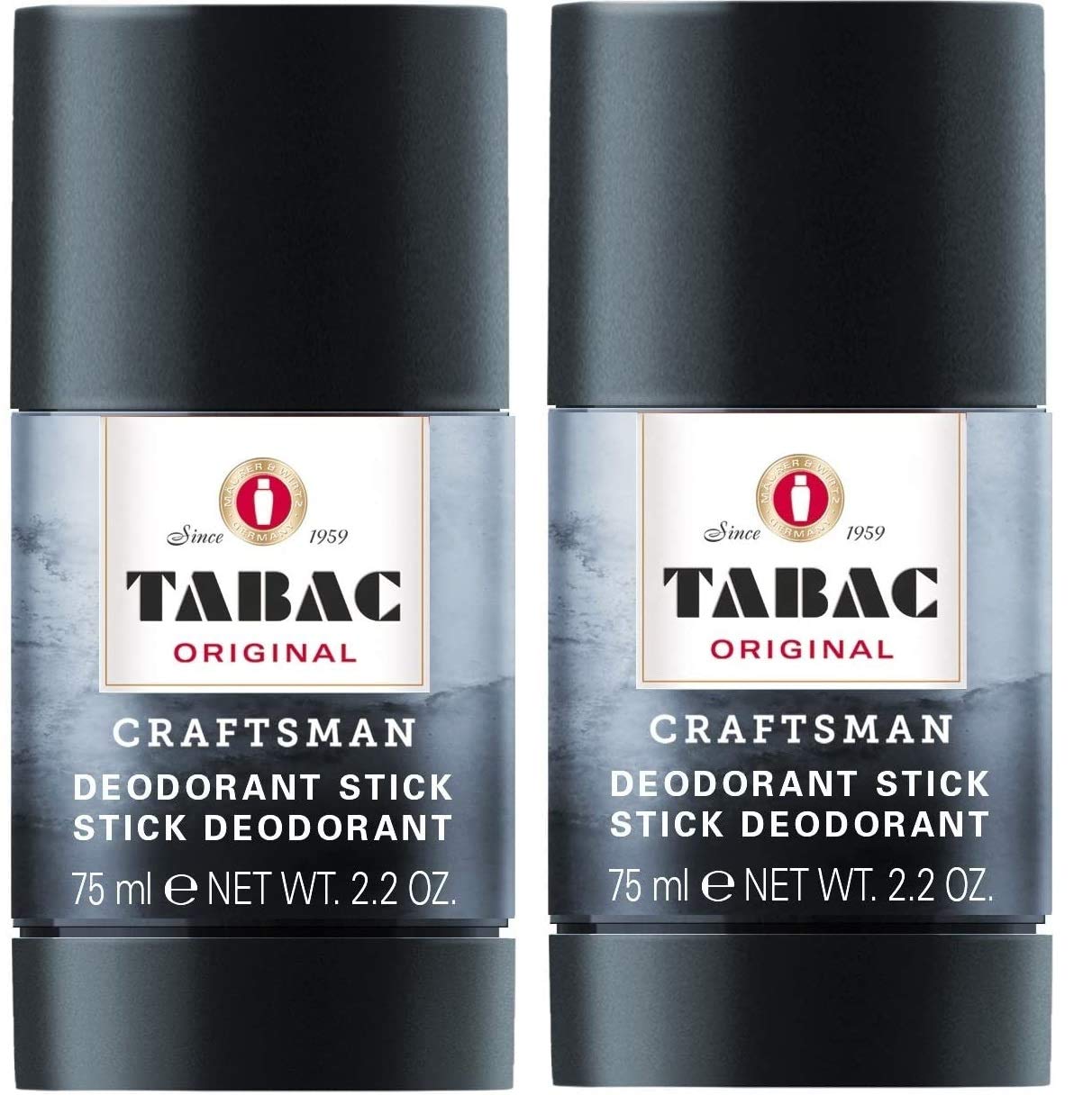 Tabac Original Craftsman Mens Gents Déodorant Stick,75 ml 2 Pack