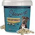 Stewart Single Ingredient Freeze Dried Raw Dog Treats, Chicken Breast, 3 Ounce Resealable Tub, Training Treats or Meal Topper for All Size Dogs, High Protein, Grain-Free, Gluten-Free