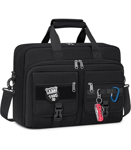 Amazon.com: A.Saks Ballistic Nylon Organizer Briefcase : Electronics