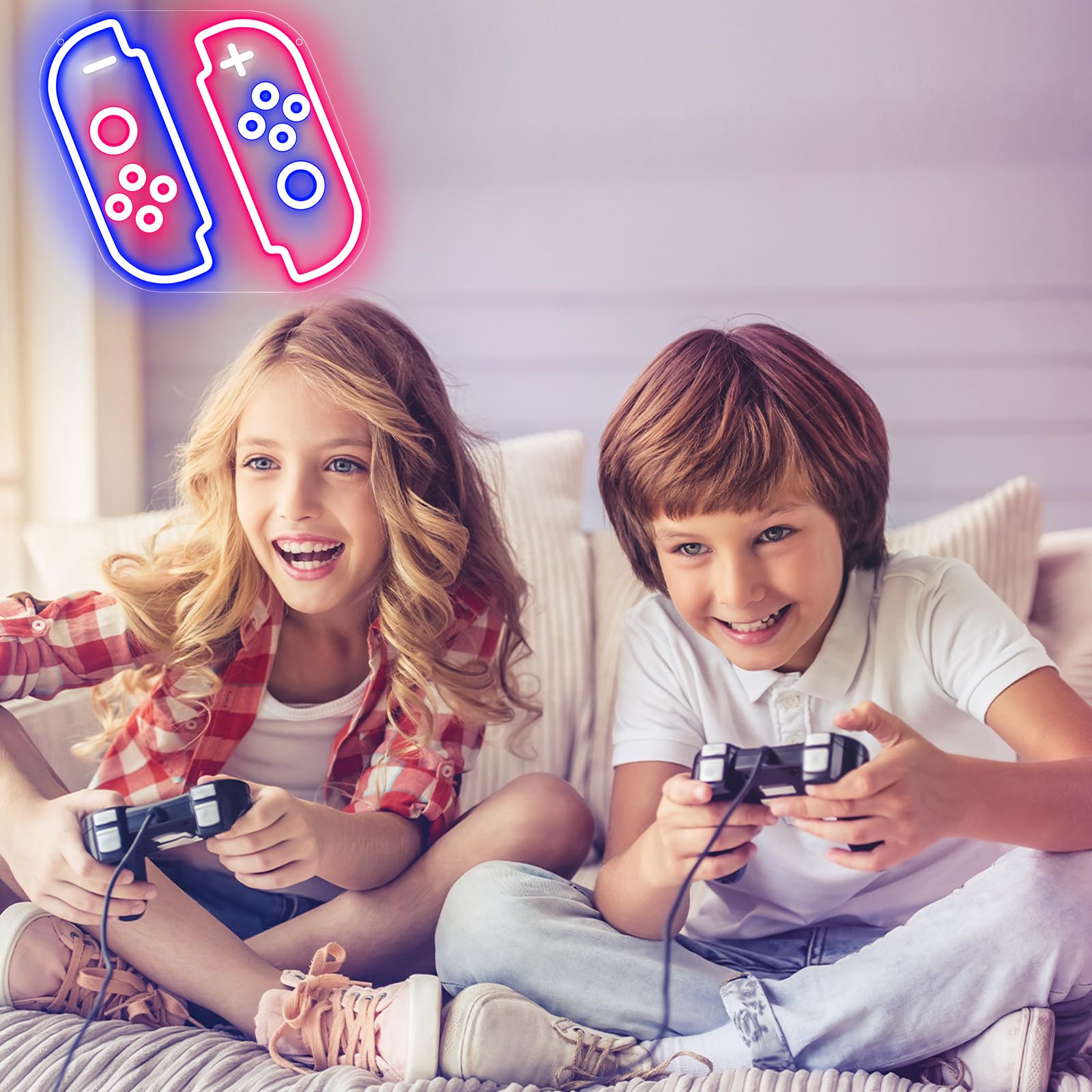 Switch Neon SignSwitch Gaming Neon Sign, Gamer Neon Sign for Gaming Room Decor-USB Powered Retro Game Console LED Neon Gaming Sign for Gaming Wall Decor, Boys Room Decor, Man Cave,