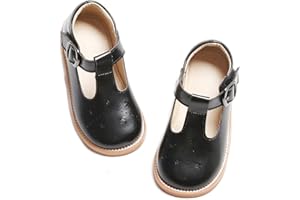 Kiderence Toddler Little Girls Mary Jane Dress Shoes School Oxford for Flats