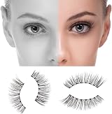 Dyafin Handmade 3D False Eyelashes C Curl Clear Band Natural Wispy 4 Pairs view 6
