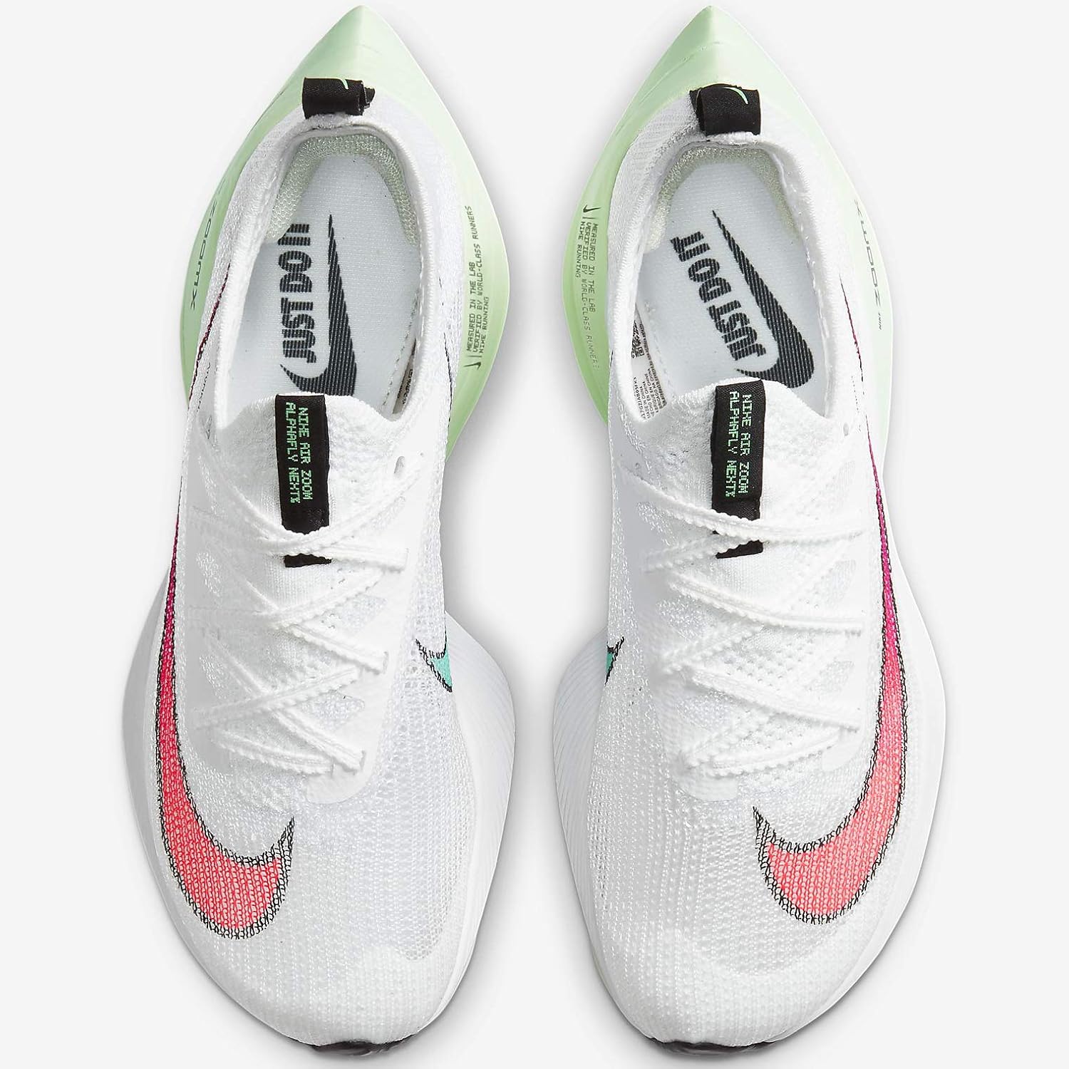 Amazon ナイキ エア ズーム アルファフライ ネクスト W Air Zoom Alphafly Next ホワイト ジェイドオーラ フラッシュクリムゾン Cz1514 100 日本国内正規品 23 5cm Nike ナイキ ランニング