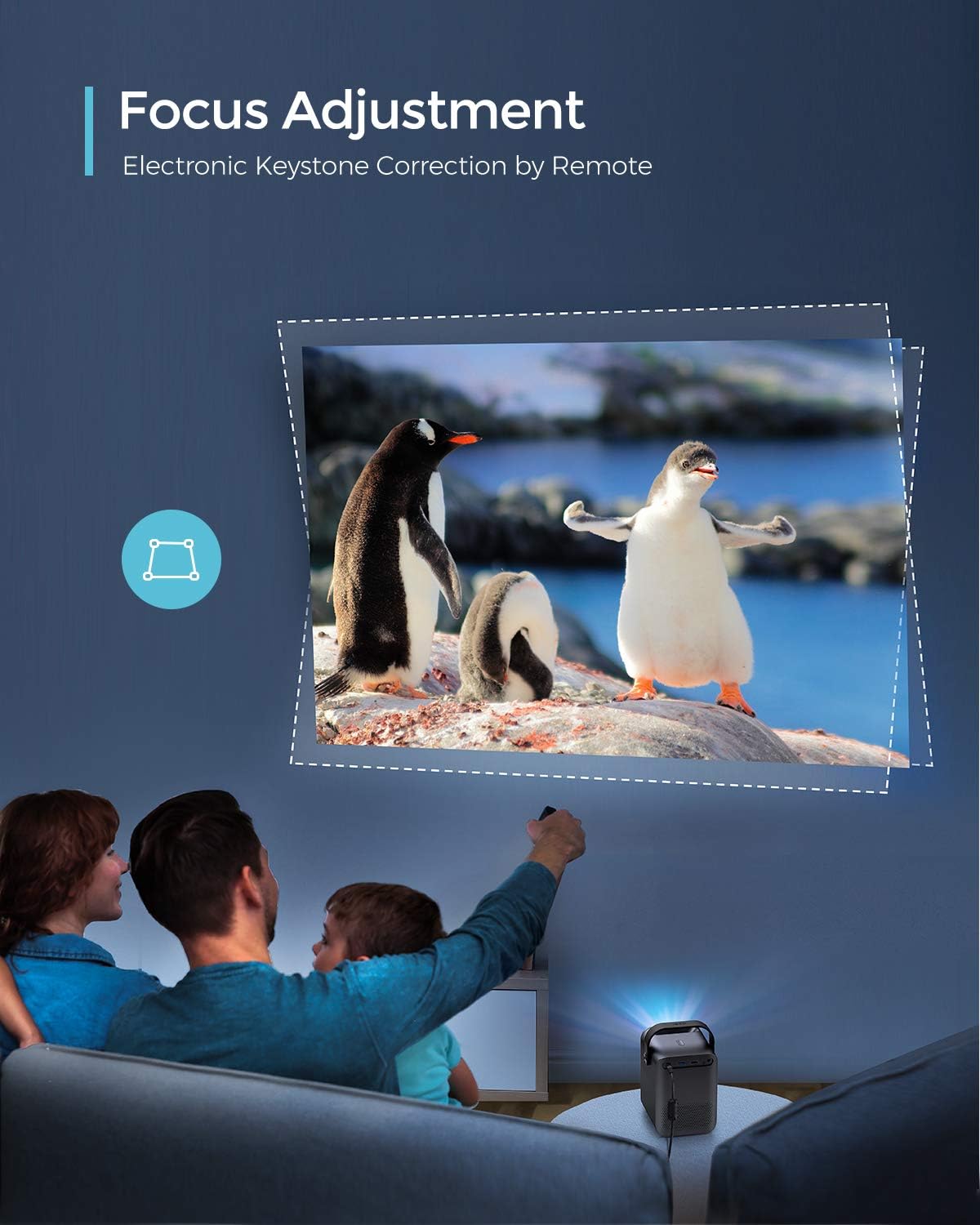 Video Projector, 1080P and 160" Display Supported, Dser Portable Mini Projector with 60,000Hrs LED, 150ANSI 4000 Lumen Home Theater Movie Projector Compatible with Fire TV, Laptops, PC, PS4, HDMI, USB: Electronics