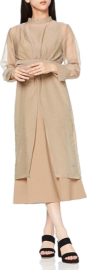 Amazon Co Jp セルフォード シアーレイヤードワンピース Cwfo レディース 服 ファッション小物