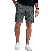 Haggar Mens Hybrid Print Short
