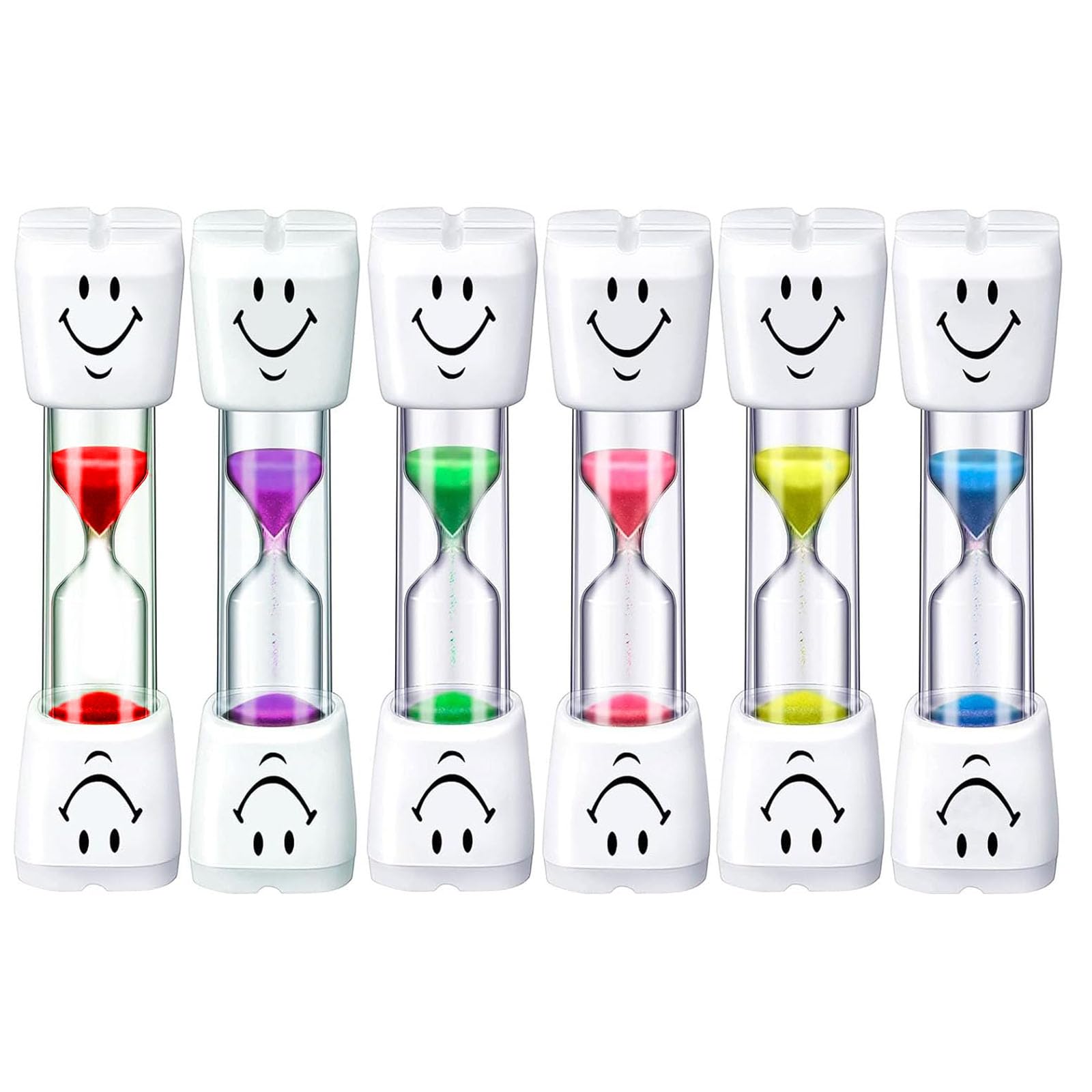 6Pcs Toothbrush Timer - 2 Minute Kids Teeth Timer, Home & School Supplies