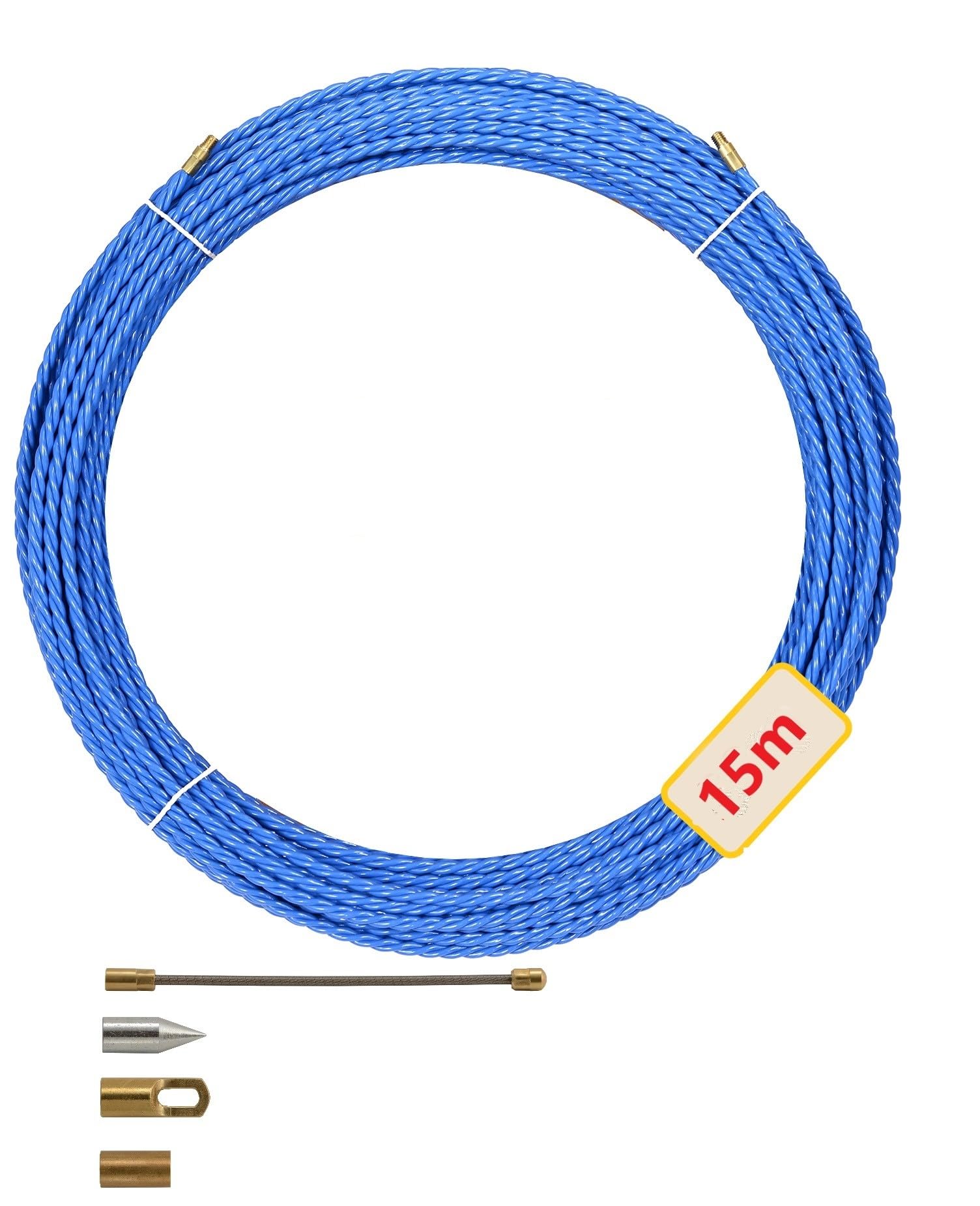 Anguila BRICO Cable Grommets Interchangeable Clamps with Accessories Triple Stranded Diameter 6 mm 15 m — image 1