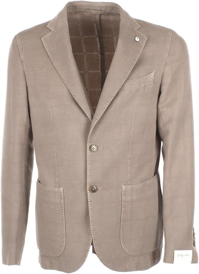LBM 1911 SPORT Giacca Uomo 54 Beige 75707 2857 Primavera Estate 2017