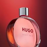 HUGO Deep Red EdP for Her 75ml New Packaging Ambery Clementine Freesia view 4