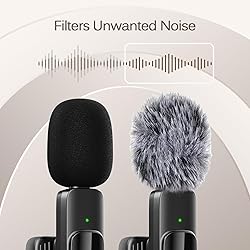 Professional Wireless Lavalier Lapel Microphone for