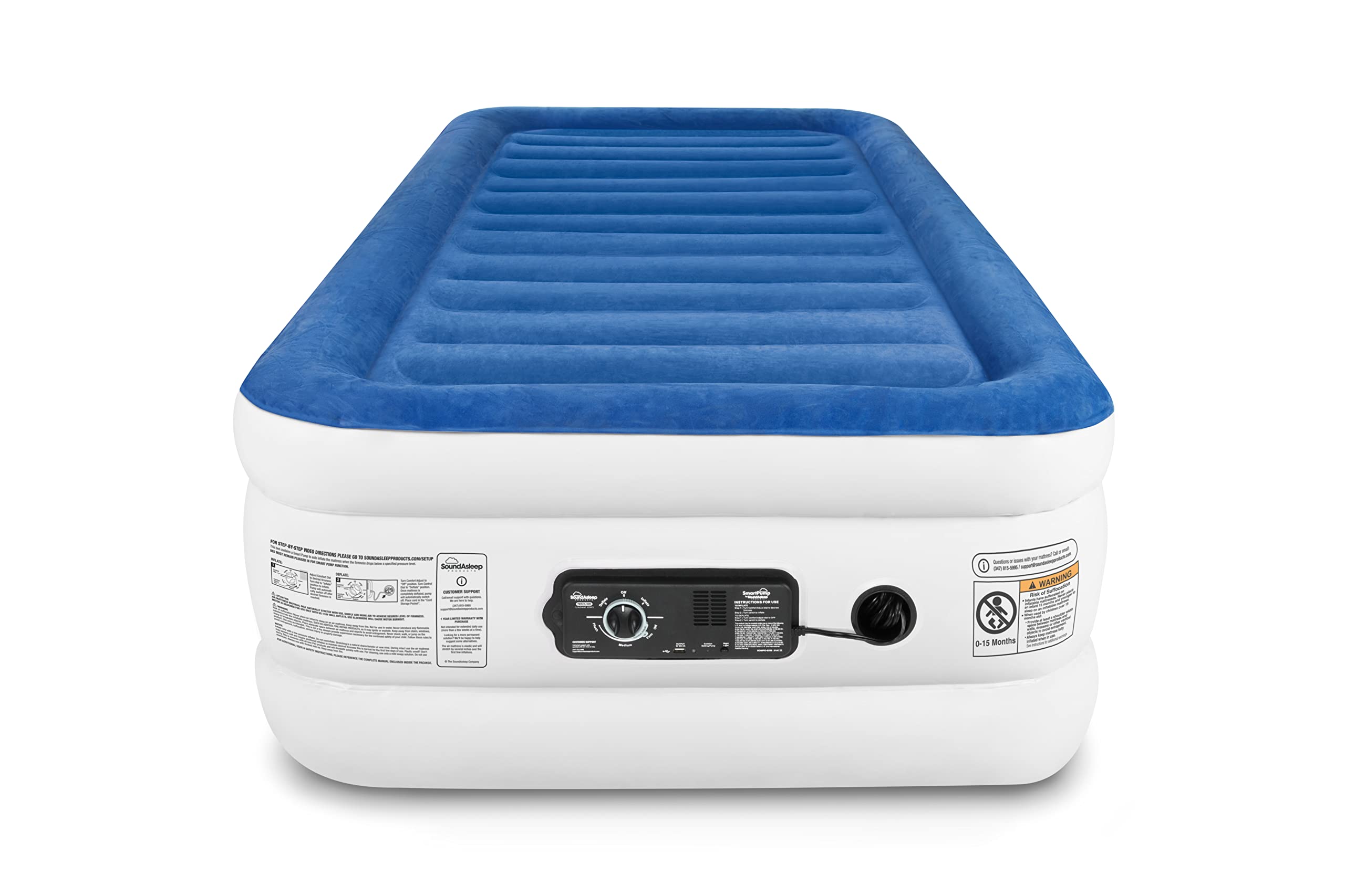 Photo 1 of SoundAsleep Products CloudNine Series Air Mattress Includes Dual Smart Pump Technology - Twin XL Size