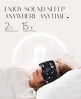 MUSICOZY Sleep Mask Headphones Bluetooth Eye Mask 16H Playtime Ice Silk view 6