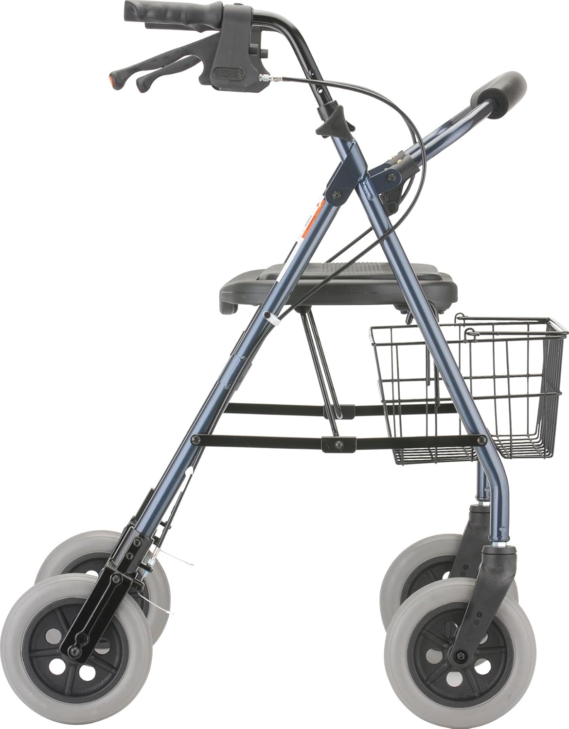 NOVA Cruiser Deluxe Rollator Walker, Blue: Health & Personal Care