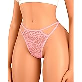 Banamic Women's Thong T Back Low Waist Panties Sexy G-String Underwear
