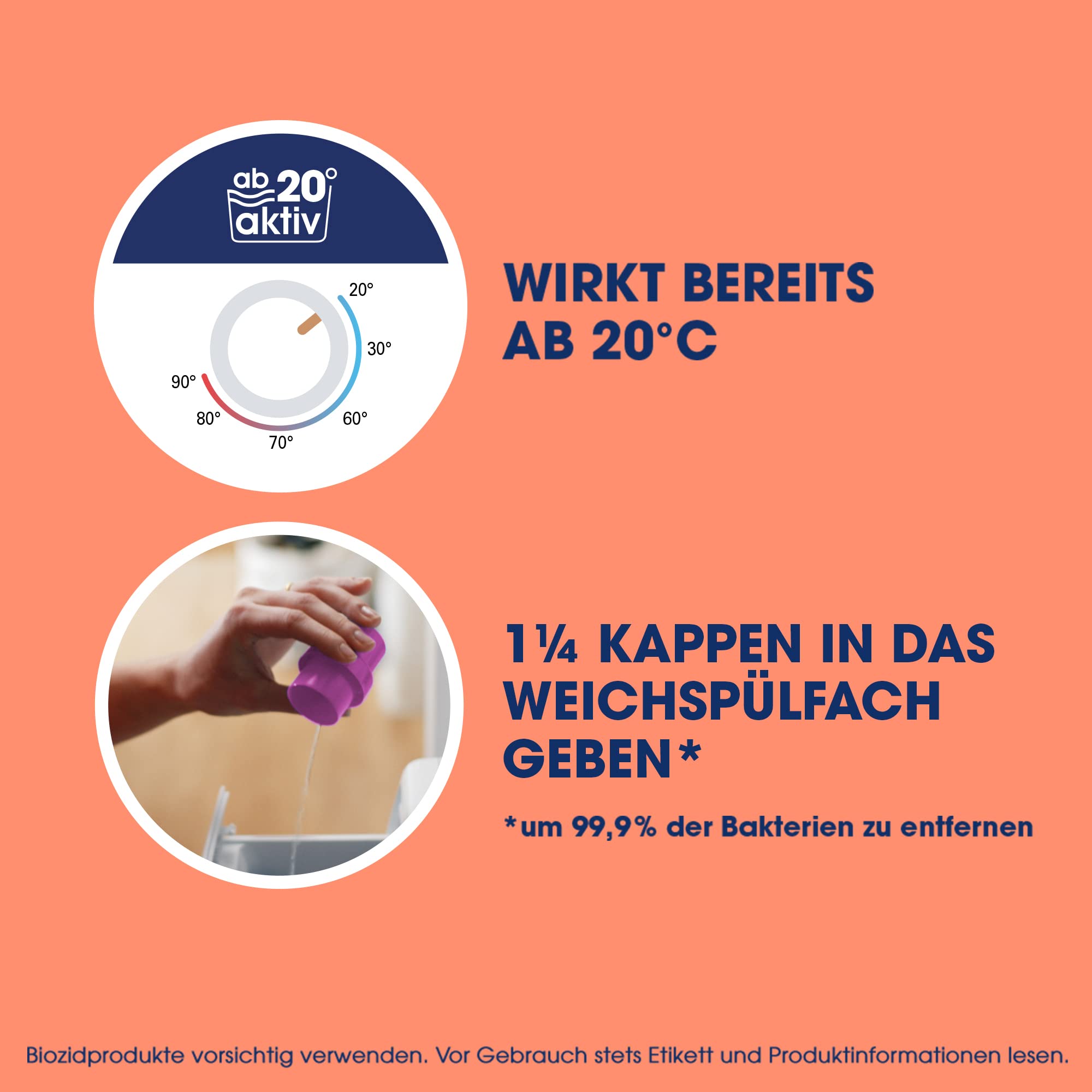 Sagrotan Wäsche-Hygienespüler Sensitiv 0% – Desinfektionsspüler für hygienisch saubere und frische, ohne Farb- und Duftstoffe – 4 x 1,5 l Reiniger im praktischen Vorteilspack 6