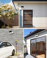 Lepro Solar Security Lights Outdoor Motion Sensor 1200LM 3 Heads IP65 view 8