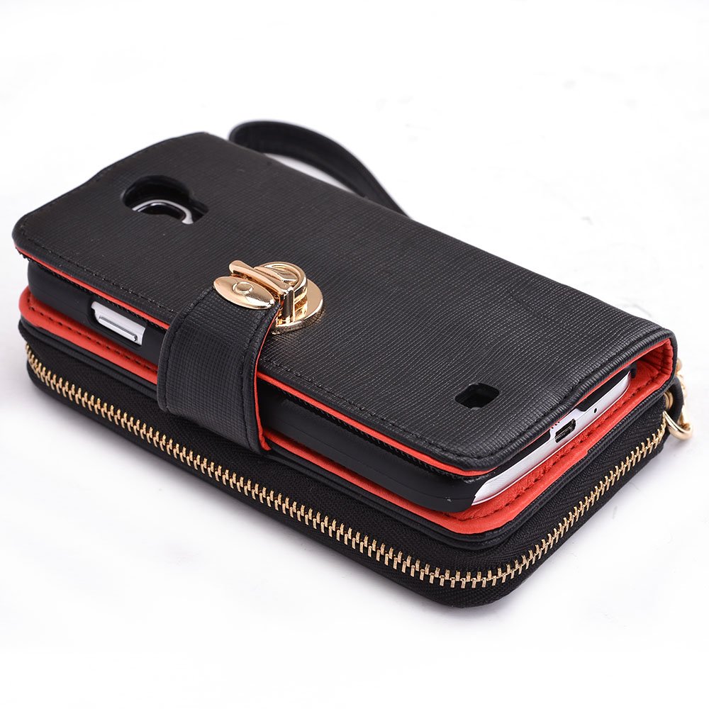 Kroo MultiUse Smart Phone Wallet Case with Coin Pouch for Samsung S4 Black Buy Online in