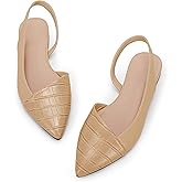 LAICIGO Women's Closed Pointed Toe Flats Slingback Low Heel Slip-on Cutout Animal Print Backless Mules Sandals