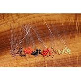 Hareline Fly Tying Epoxy Mono Crab Eyes - Black