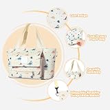 CMANLNYK Baby Changing Bag Light Cloth Nappy Pram Travel Diaper Tote Mum Dad view 4