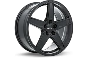 Frost - 18x8-5x114.3 - ET38 - CB60.1 - Satin Black | Alloy Rim | 5-Spoke Raised Edge Design | Stylish Durable Performance