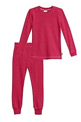 Girls Cotton Thermal Underwear Long Johns 2-Piece