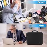 ENGPOW Fireproof Document Box 5200℉ 13 Pockets Lockable A4 Storage Organizer view 9