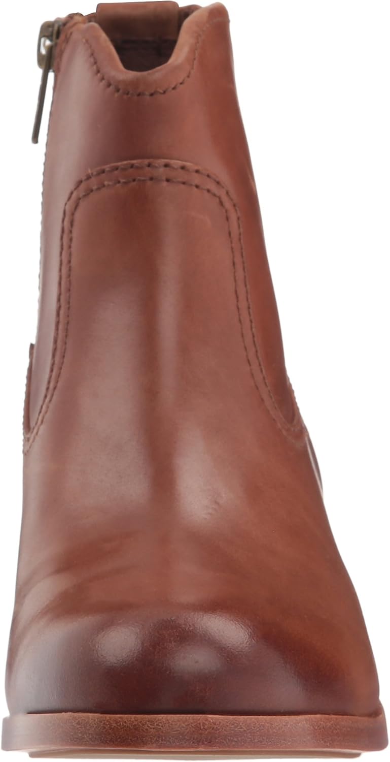 frye claire bootie cognac