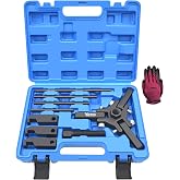 Harmonic Balancer Puller Kit, Adjustable Upgraded 3-Jaw Puller for Removal | Harmonic Balancer Damper Pulley Puller Kit, Compatible with Ford GM Chrysler Cadillac Chevy Trucks Mitsubishi