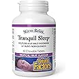 Natural Factors Stress-Relax Tranquil Sleep, 60 Chewable Tablets, Tropical Fruit Flavour, Suntheanine L-theanine, 5-HTP & Mel