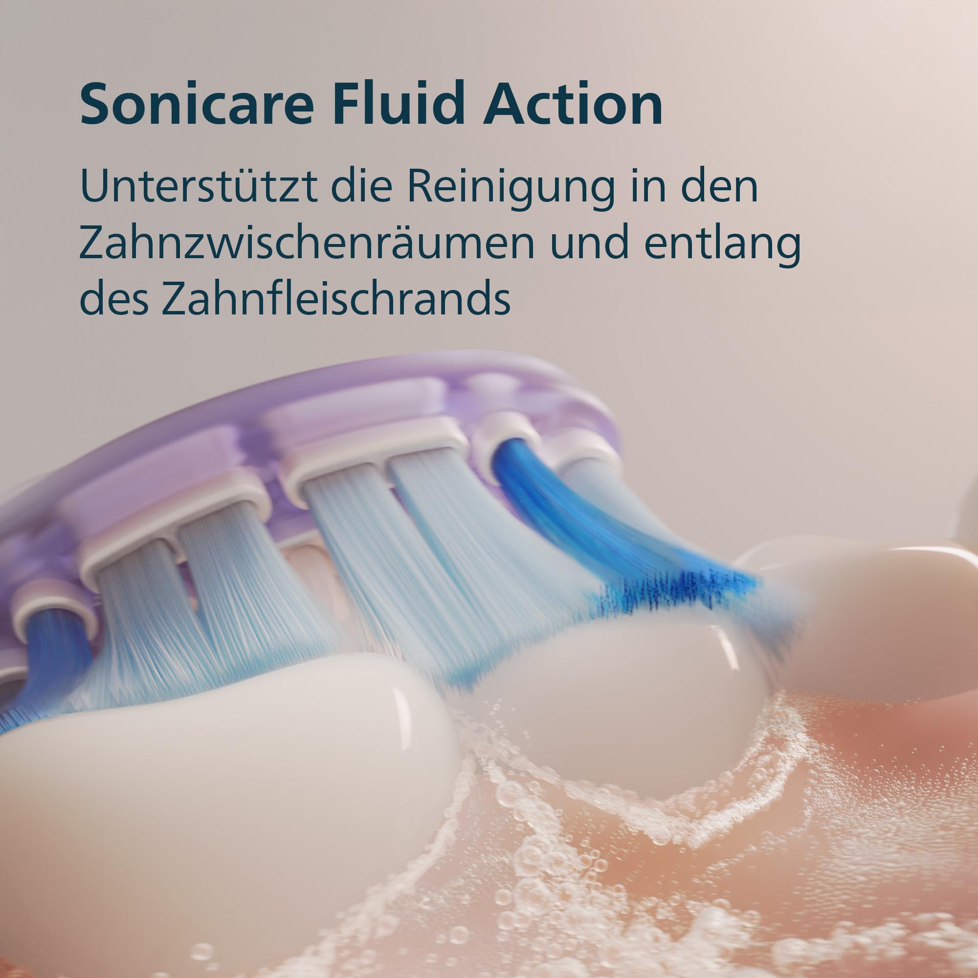 Philips Sonicare 7100 elektrische Zahnbürste, Schallzahnbürste mit App, 4 Putzmodi, 3 Intensitätsstufen, Andruckkontrolle, EasyStart, SmarTimer, Schwarz, 2er-Pack, Modell HX7429/03 [Neue Technologie] 3