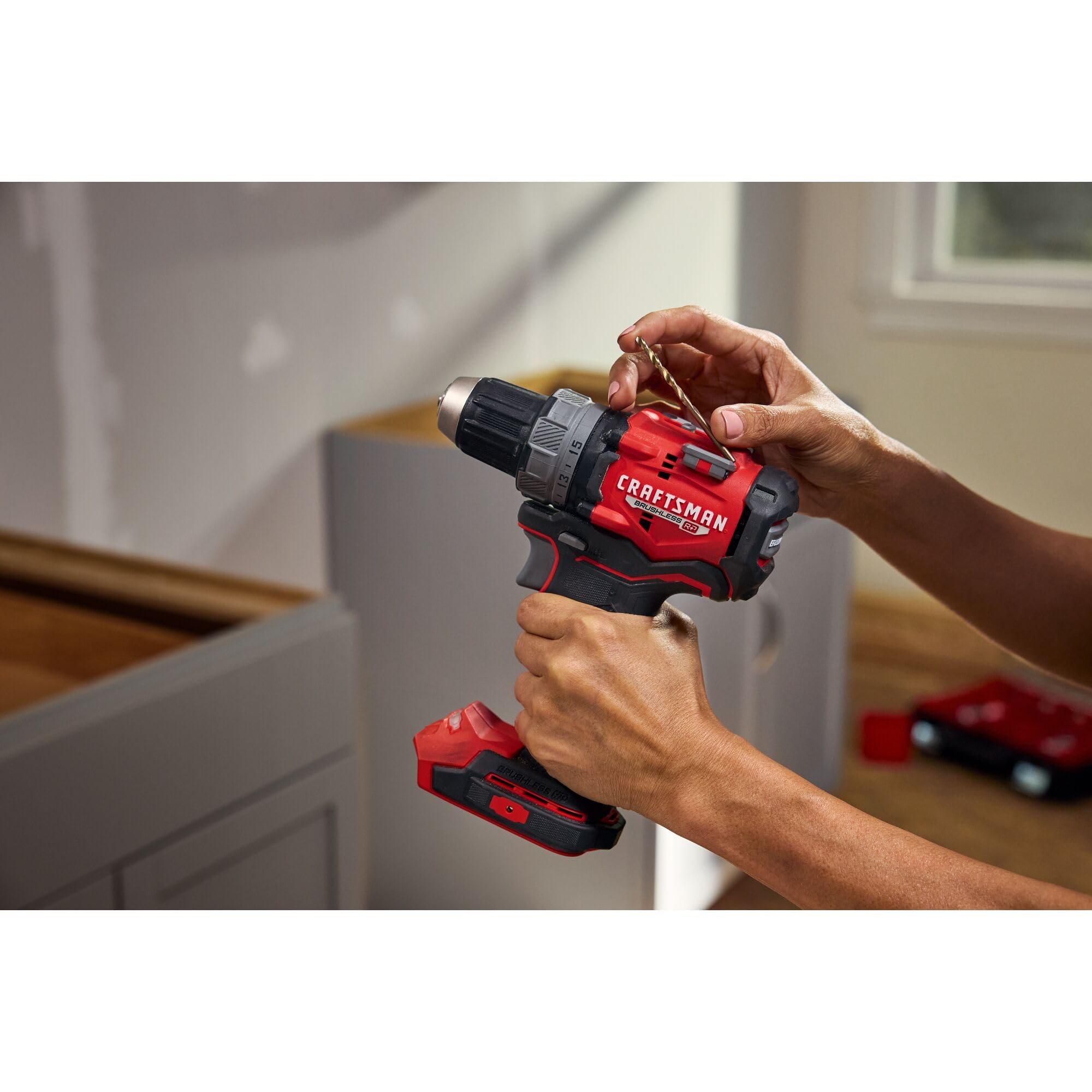 CRAFTSMAN V20 1/2 Inch Drill/Driver Kit with 2 Batteries and Charger (CMCD725D2)