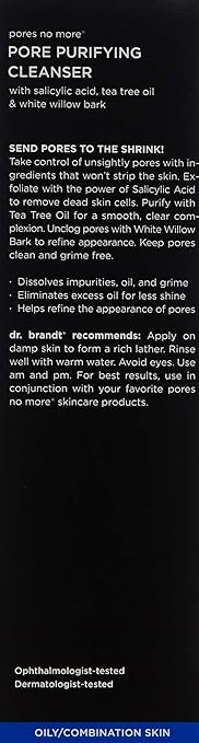 dr brandt skincare pores no more cleanser