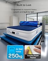 Active Era Luxury King Inflatable Mattress with Built-In Pump 200x150x36.5 cm view 7
