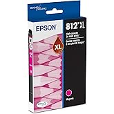 EPSON 812 DURABrite Ultra Ink High Capacity Magenta Cartridge (T812XL320-S) Works with WorkForce Pro WF-7310 ,7820, 7840, EC-C7000
