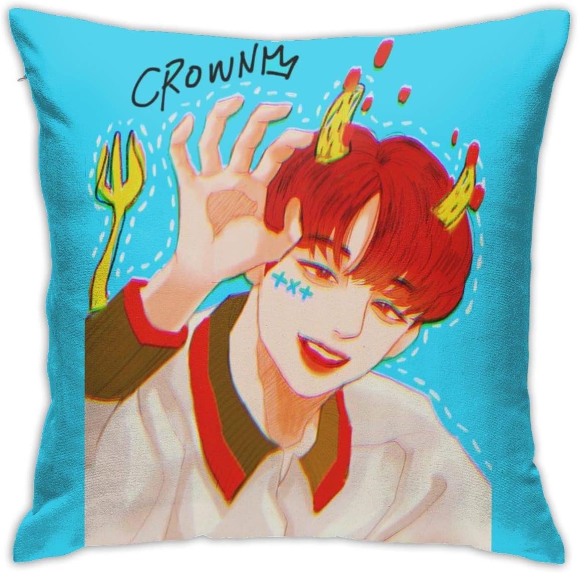 GMGMJY TXT Kpop Pillow TXT Pillowcase Multicoloured Generalduty 18inch18inch