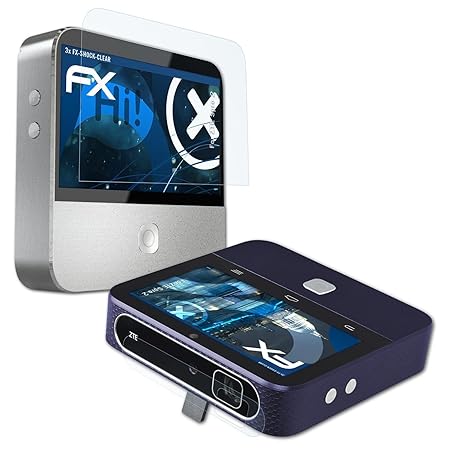 atFoliX Schutzfolie kompatibel mit ZTE Spro 2 Panzerfolie, ultraklare und stoßdämpfende FX Folie (3er Set)