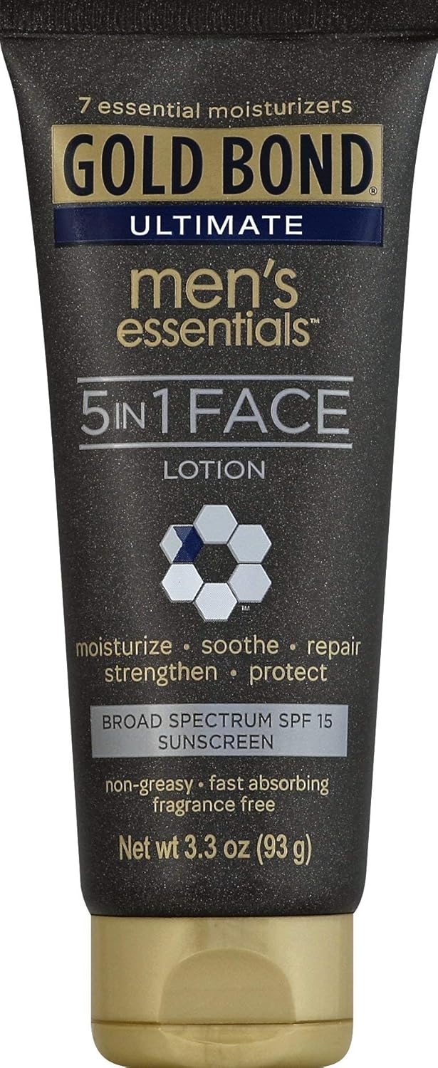 Gold Bond Ultimate Men's Essentials 5in1 Face Lotion, 3.3 Ounce eBay