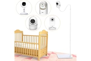 CAGUAN Baby Monitor Floor Stand Mount Compatible with HelloBabyHB6550/HB65/HB40/HB6339/ANMEATE SM24, Baby Ganibs, Bonoch, for Infant Optics Dxr-8 PRO, Nanit Pro Flex Stand, And Camera with 1/4" Threaded Hole