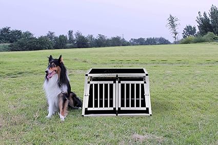 Foxhunter Aluminium Dog Puppy Cat Pet Cage Kennel Animal House Portable Transport Travel Divider Crate Carrier Box Training Double Door Small Sturdy Pca02 Amazon Co Uk Pet Supplies