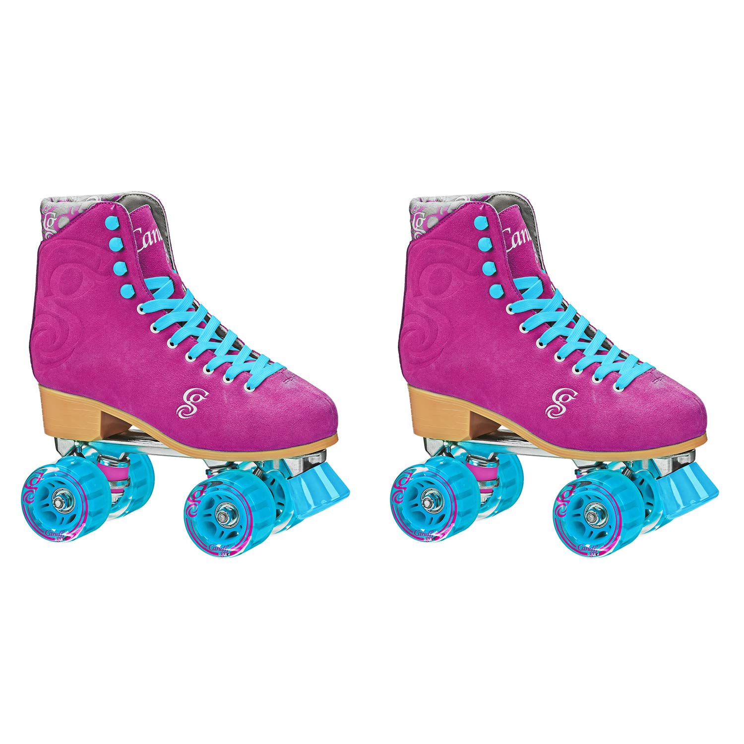 Roller Derby Candi Girl Carlin Quad Artistic Roller Skates Seafoam Toys