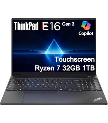 Amazon.com: Lenovo ThinkPad E16 G2 Business Laptop Computer, 16