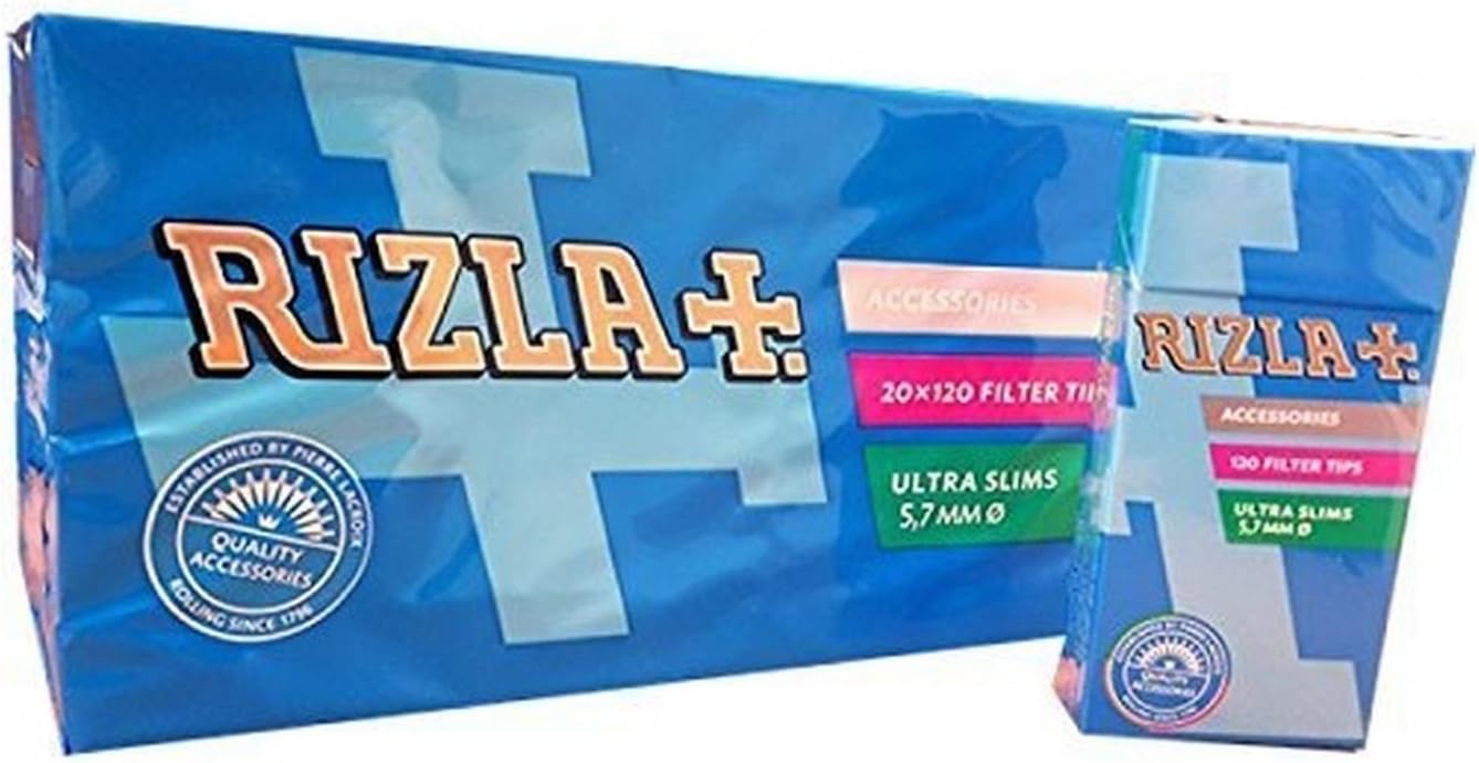 Rizla filter tips ultra slim 120 x 20 (3432karlh): Amazon.co.uk ...